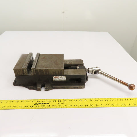 Dayton 3W764 6" Wide Precision Milling Vise 7.5" Open W/ Swivel Base And Handle