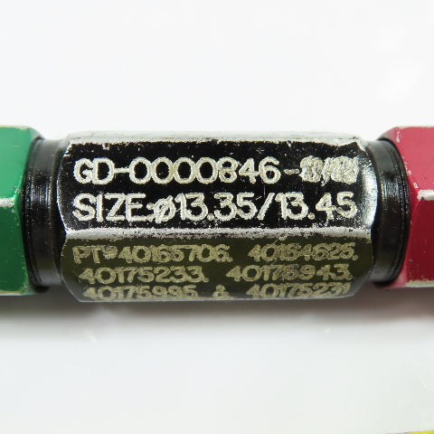 GD-0000846-8 Go/No-Go Plug Gauge Ø13.35/13.45mm 23164-18