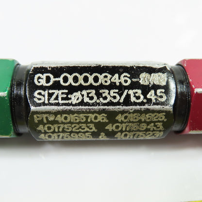 GD-0000846-8 Go/No-Go Plug Gauge Ø13.35/13.45mm 23164-18