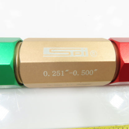 SPI 0.251"-0.500" Aluminum Go/No Go Pin Gage Handle 5.00-14.00mm