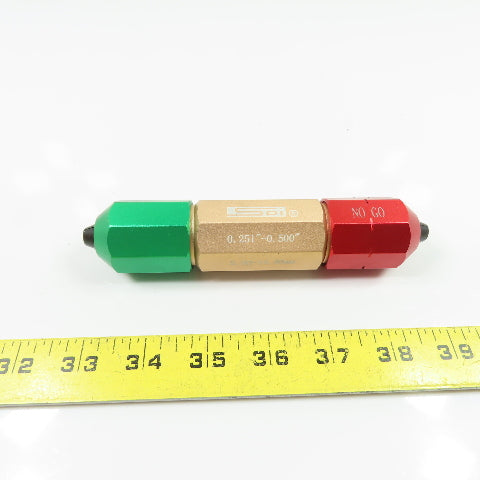 SPI 0.251"-0.500" Aluminum Go/No Go Pin Gage Handle 5.00-14.00mm