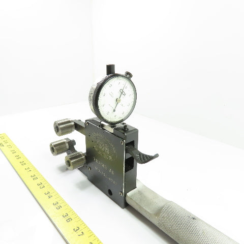 Glastonbury Southern Gage Tri Roll Thread Comparator W/Dial Indicator M40 x 1.5