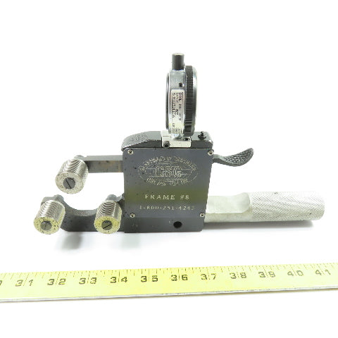 Glastonbury Southern Gage Tri Roll Thread Comparator W/Dial Indicator M40 x 1.5