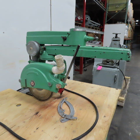 Rockwell International 14-RAS 14" Radial Arm Saw 3HP 230/460V 3Ph 3450RPM