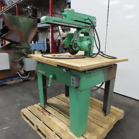 Rockwell International 14-RAS 14" Radial Arm Saw 3HP 230/460V 3Ph 3450RPM