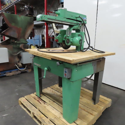 Rockwell International 14-RAS 14" Radial Arm Saw 3HP 230/460V 3Ph 3450RPM