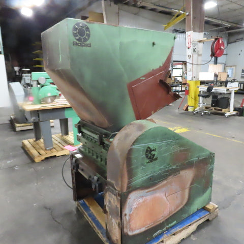 Rapid 600-C 25HP Plastic Granulator Grinder Recycler 3Ph 230/460V 24"x12" Intake
