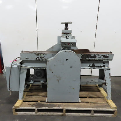 Heavy Duty Seam Compress Roller Machine W/ Gear Driven Traversing Table 3PH