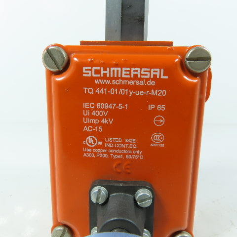 Schmersal TQ 441-01/01y-ue-r-M20 Pull-Wire Emergency Stop Safety Switch 400V