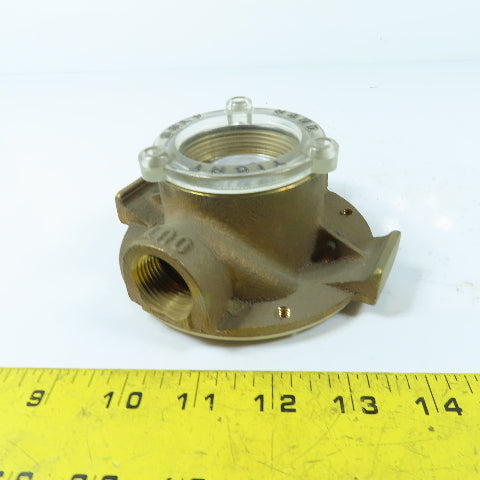 Groco ARG-750-S 3/4" NPT Marine Raw Water Strainer Cast Bronze Top Housing Cap