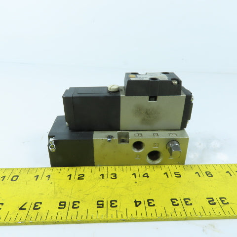 SMC VFS2100-5FZB 5-Port Solenoid Valve Manifold Base Assembly 0.1-1.0MPa 24VDC
