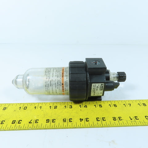 Parker 06L11BE Compressed Air Line Lubricator 150psi 125F Polycarbonate Bowl