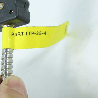ITP ITP-35-4 Extruder Melt Thermocouple Probe Armored Cable 2-Pin Plug Sensor