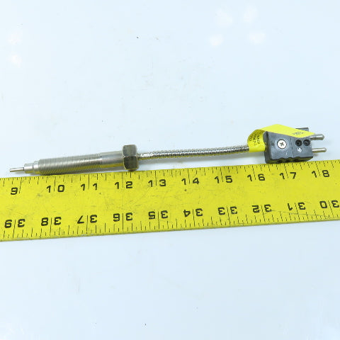 ITP ITP-35-4 Extruder Melt Thermocouple Probe Armored Cable 2-Pin Plug Sensor