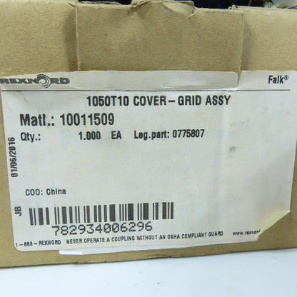 Rexnord 1050T10 Steelflex Grid Coupling Horizontal Split Cover Assembly Kit