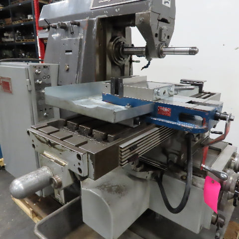 Bridgeport 2S Horizontal Milling Machine 230/460V 3Ph 13.75x54" Table W/ Vise