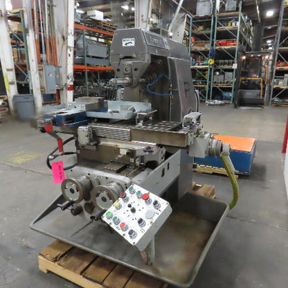 Bridgeport 2S Horizontal Milling Machine 230/460V 3Ph 13.75x54" Table W/ Vise