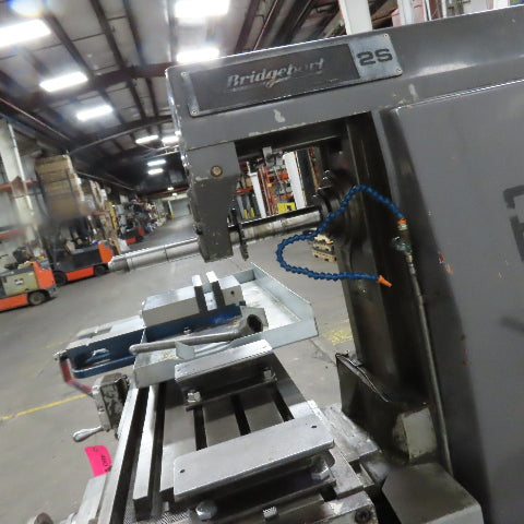 Bridgeport 2S Horizontal Milling Machine 230/460V 3Ph 13.75x54" Table W/ Vise