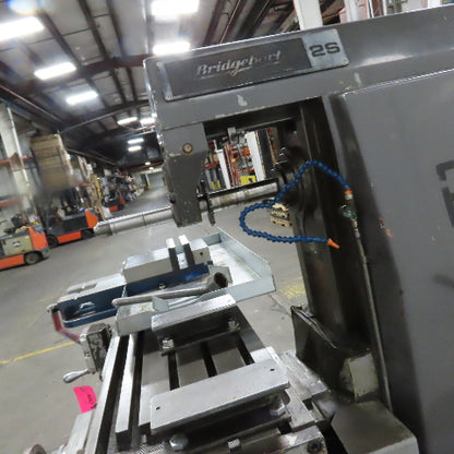 Bridgeport 2S Horizontal Milling Machine 230/460V 3Ph 13.75x54" Table W/ Vise