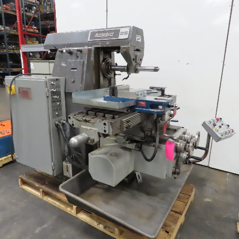 Bridgeport 2S Horizontal Milling Machine 230/460V 3Ph 13.75x54" Table W/ Vise