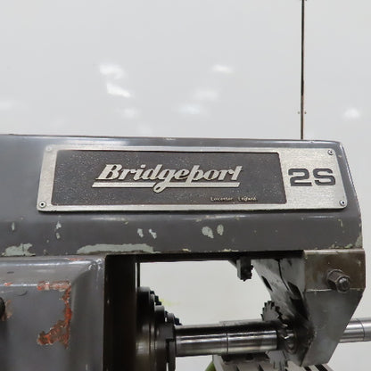 Bridgeport 2S Horizontal Milling Machine 230/460V 3Ph 13.75x54" Table W/ Vise