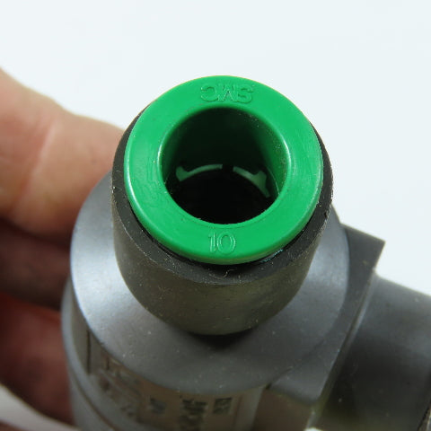 SMC ASV510F 1/2" NPT Speed Exhaust Controller Muffler Valve 10mm Push To Connect