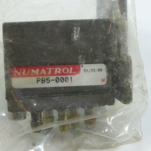 Numatrol PB5-0001 Pneumatic Logic Control Block Multi-Barb Port Interface