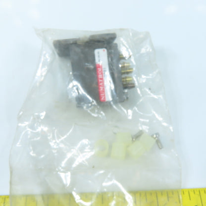 Numatrol PB5-0001 Pneumatic Logic Control Block Multi-Barb Port Interface