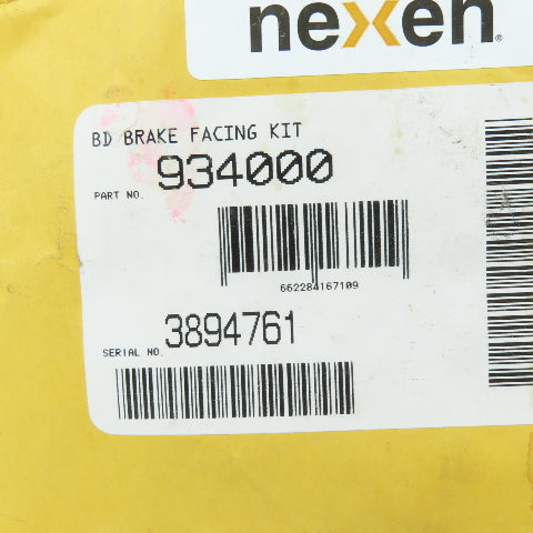 Nexen 934000 BD Brake Facing Kit with Hardware