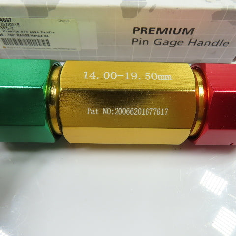 SPI 13-315-7 Aluminum Go No-Go Pin Gage Handle 0.626-0.750in 14.00-19.50mm