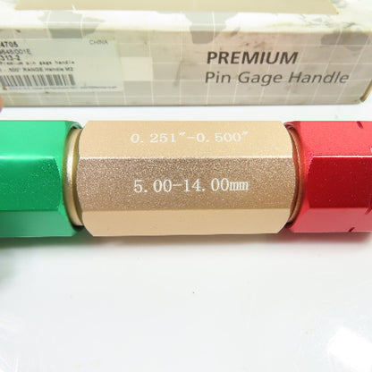 SPI 13-313-2 Aluminum Go No-Go Pin Gage Handle 0.251"-0.500" 5.00-14.00mm