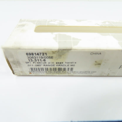 SPI 13-311-6 Aluminum Go No-Go Pin Gage Handle 0.011"-0.060" 0.20-1.50mm