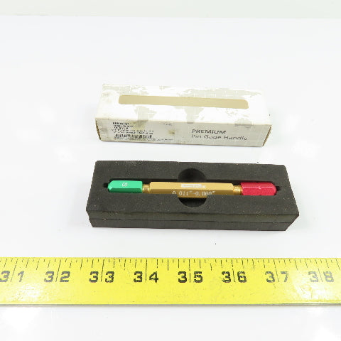 SPI 13-311-6 Aluminum Go No-Go Pin Gage Handle 0.011"-0.060" 0.20-1.50mm