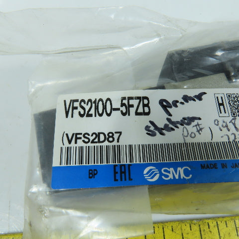 SMC VFS2100-5FZB 5-Port Solenoid Valve 24VDC