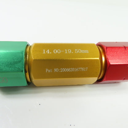SPI Aluminum Go No-Go Pin Gage Handle 0.626-0.750in 14.00-19.50mm