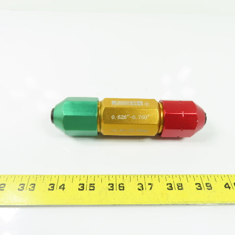 SPI Aluminum Go No-Go Pin Gage Handle 0.626-0.750in 14.00-19.50mm