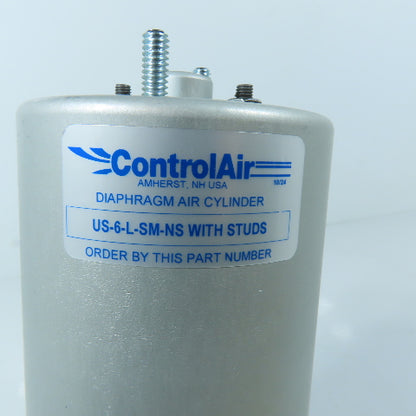 ControlAir US-6-L-SM-NS 3" Stroke Frictionless Rolling Diaphragm Air Cylinder