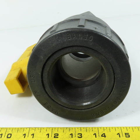 Banjo LW-200-FP Polypropylene Full Port Ball Valve 2" NPT