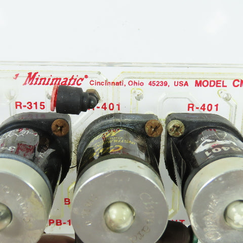 Clippard Minimatic CM-023 Two Hand No Tie Down Circuit Manifold W/ Pilot Valves