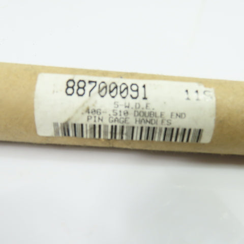 88700091 Double End Pin Gage Handle .406-.510" NEW