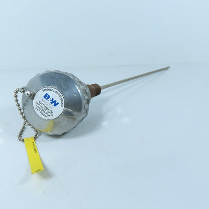 B&W Megtec 120239 Industrial Process Thermocouple Temperature Sensor Probe