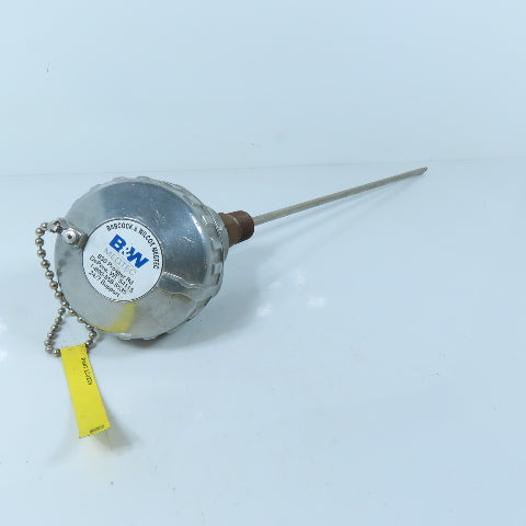 B&W Megtec 120239 Industrial Process Thermocouple Temperature Sensor Probe