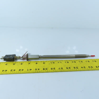 Noral EG-6-691597 Heavy Duty Threaded Melt Thermocouple Temperature Sensor Probe