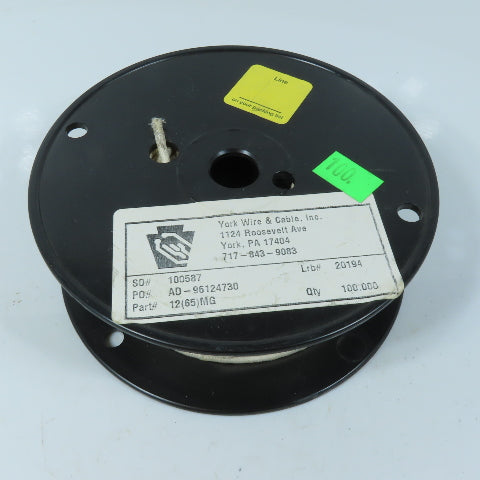 York Wire & Cable 12(65)MG High Temp MG Braided Electrical Wire 12 AWG 1001