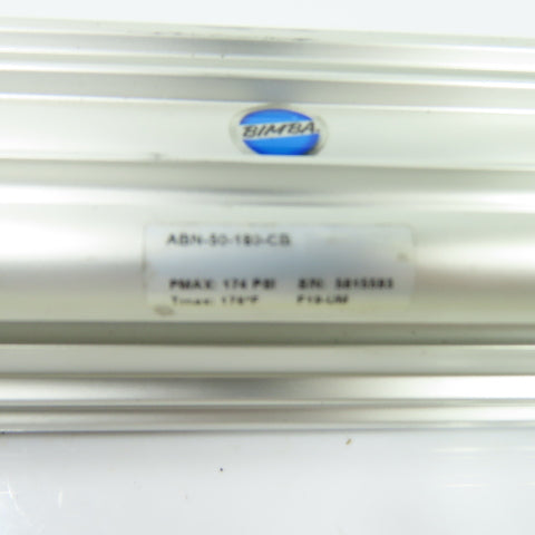 Bimba ABN-50-180-CB Pneumatic Air Cylinder 50mm Bore 180mm Stroke 174PSI