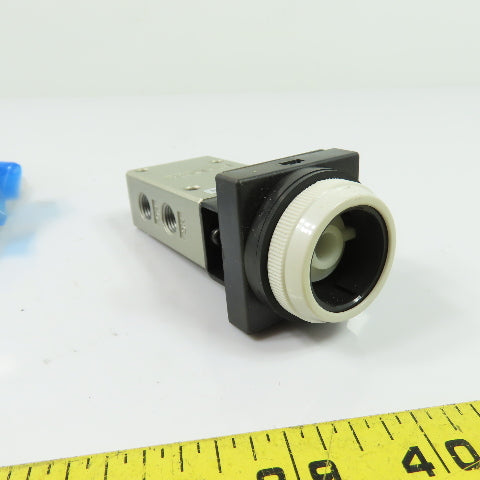 SMC NVM430-N01-33 Mechanical Air Control Valve 1/8" NPT 4-Color Cap Kit