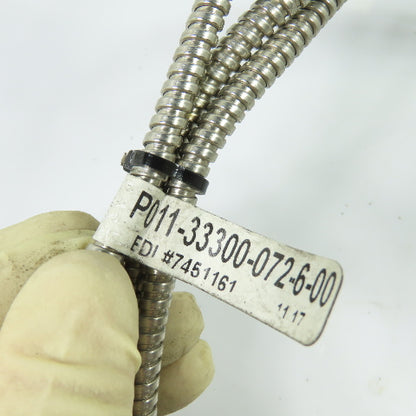 Barber Coleman P011-3300-072-6-00 Pyrolmatic Armored Melt Pressure Thermocouple