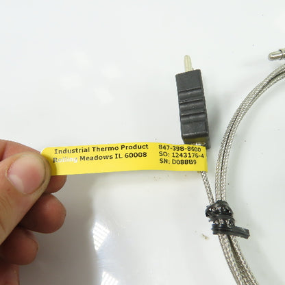 Industrial Thermo Product ITP-2,B72 Thermocouple Probe