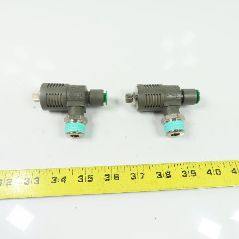 SMC ASV510F Pneumatic Speed Exhaust Valves 1/2" NPT Lot of 2