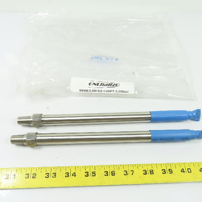 ONEhalf20 RD9H-5.5M-5/8-1/4NPT Extended Rupture Disc 5500psi Lot Of 2